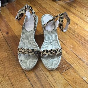 Loeffler Randall Leopard Wedge